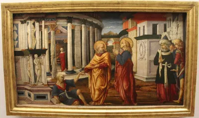 Petrus heilt einen Lahmen