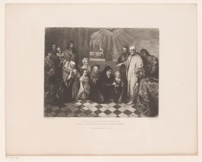Petrus in het huis van Cornelius