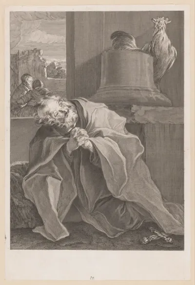 Petrus met de haan