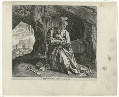 Petrus na zijn verloochening van Christus