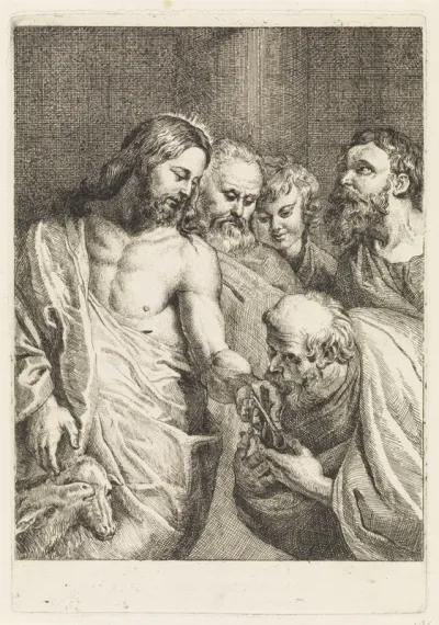 Petrus ontvangt de sleutels van Christus