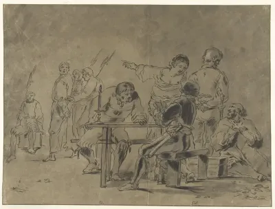 Petrus verloochent Christus