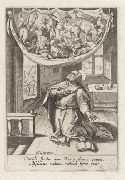 Petrus' visioen van de onreine dieren