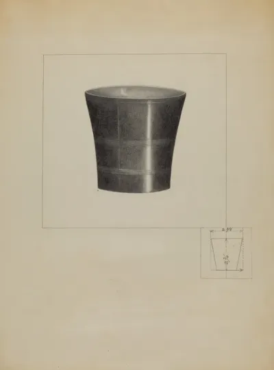 Pewter Beaker