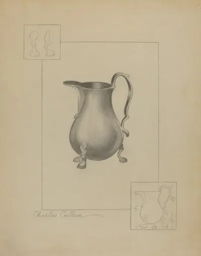 Pewter Creamer