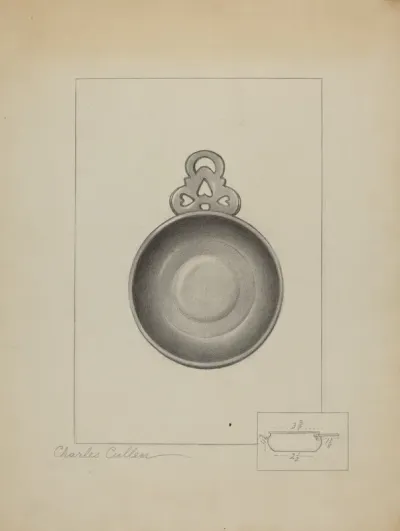 Pewter Porringer