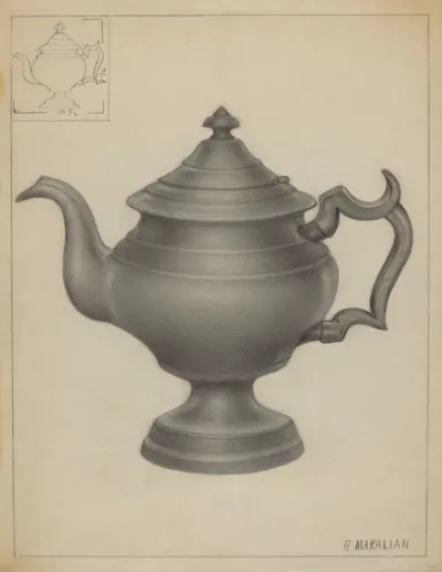 Pewter Teapot