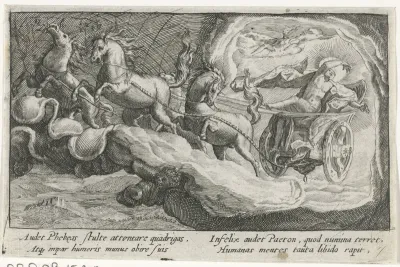 Phaëthon rijdt in de zonnewagen