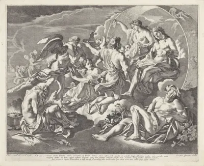 Phaëthon vraagt of hij in de wagen van Apollo mag rijden
