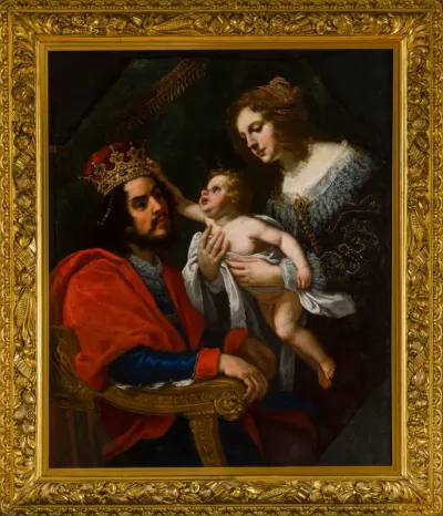 Pharaoh's daughter presents Moses