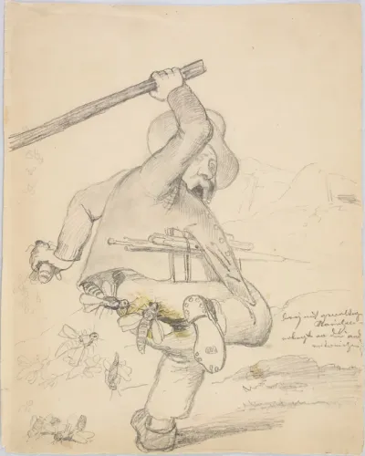 Philipp von Foltz as a wasp killer