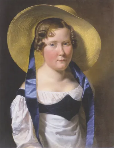 Philippine Böhmer, Hofrätin Lötsch (Girl with Strawhat)