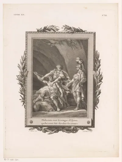 Philoctetes zint op wraak
