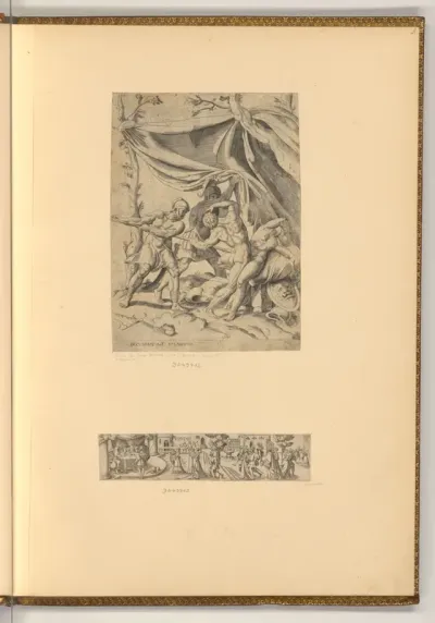 Phinees tötet Zambri und Cozbi mit einer Lanze; Das Fest der Herodias und die Enthauptung Johannes des Täufers