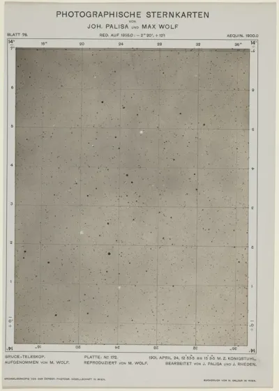 Photographische Sternkarten (April 24, 1901)