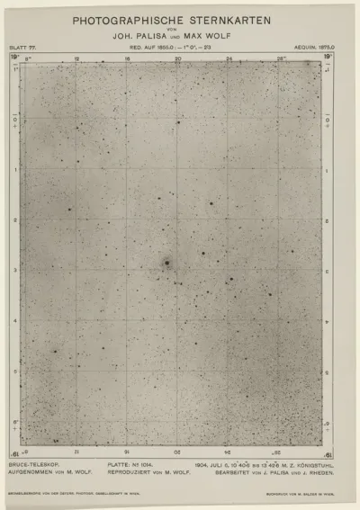 Photographische Sternkarten (July 6, 1904)