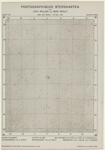 Photographische Sternkarten (October 15, 1901)