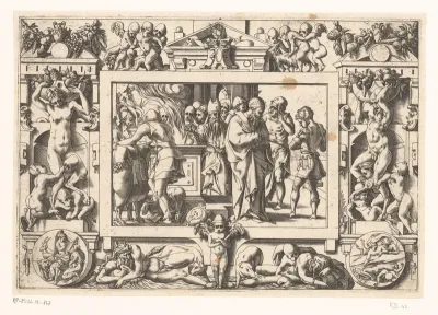 Phrixus wordt ontvangen door koning Aietes