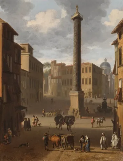 Piazza Colonna in Rom