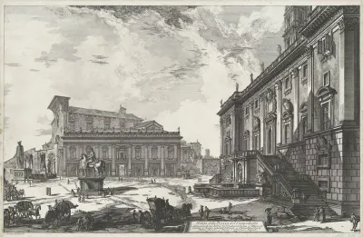 Piazza del Campidoglio te Rome