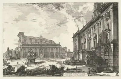 Piazza del Campidoglio te Rome