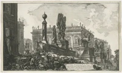 Piazza del Campidoglio van links gezien