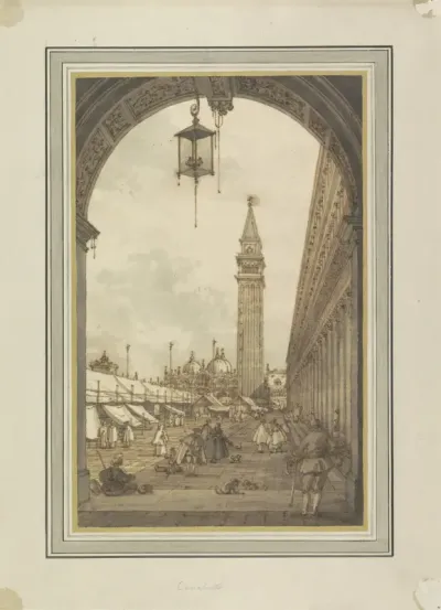 Piazza San Marco, Venetië, gezien vanuit het zuidwesten