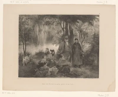Picknick aan het water