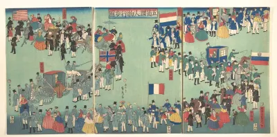 Picture of a Parade of the Five Nations