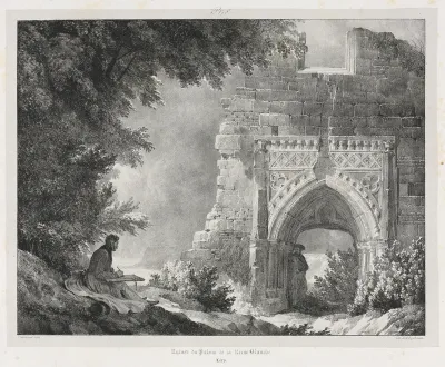 Picturesque and Romantic Journeys in Old France: Ruins of the Palace of the White Queen