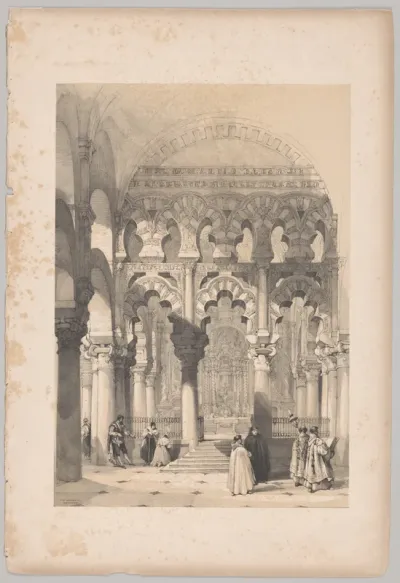 Picturesque Sketches in Spain: The Mosque, Cordova