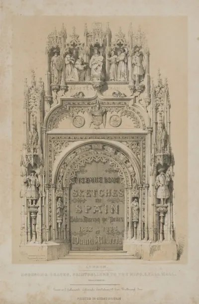 Picturesque Sketches in Spain: Title Page