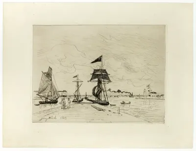 Pier at the Port of Honfleur