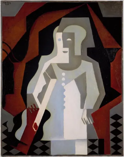 Pierrot à la guitare