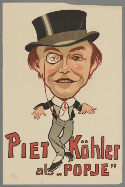 Piet Köhler als "popje"