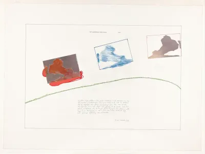 Piet Mondriaan "rode wolk"