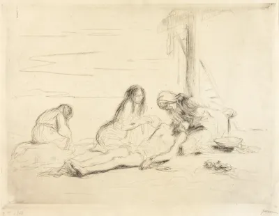 Pietà (1ère planche) (Pietà) (first plate)