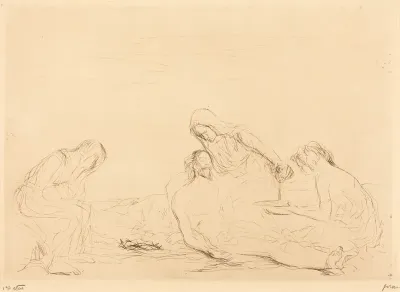 Pietà (3e planche) (Pietà) (third plate)