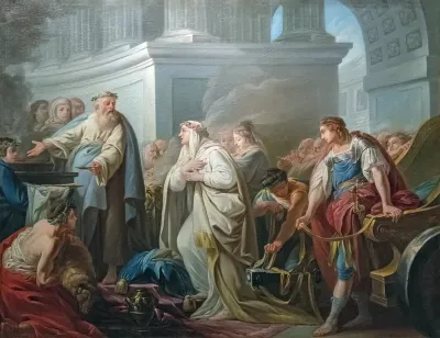 Piété filiale de Cléobis et Biton - Jacques Gamelin