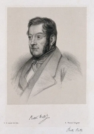 Pietro Betti. Lithograph by L. Fiorucci after C. E. Liverati