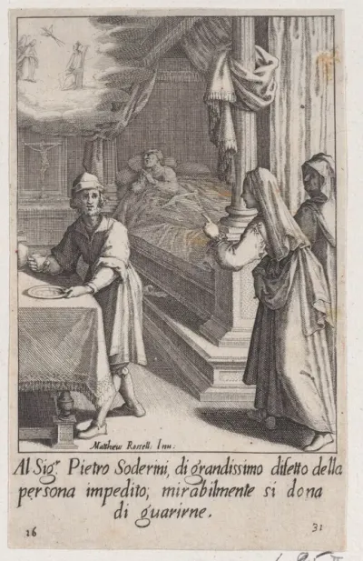 Pietro Soderini, from Scelta d'Alcuni Miracoli e Grazie della Santissima Nunziata di Firenze (Selection of Some Miracles and Graces that Occurred in the Church of the Annunziata in Florence)