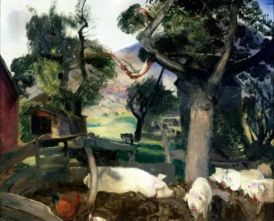 Pigs and Donkey