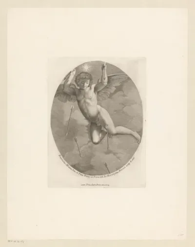 Pijlen werpende putto