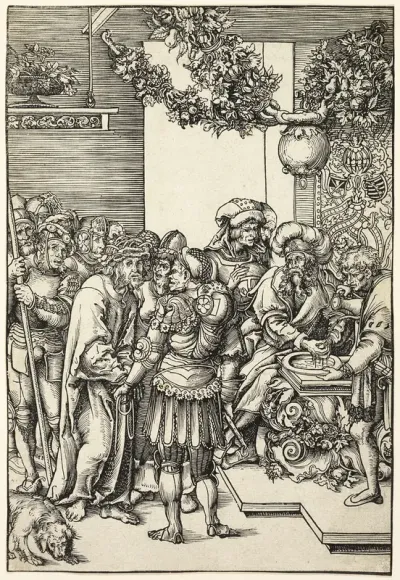 Pilate Washing His Hands, from The Passion