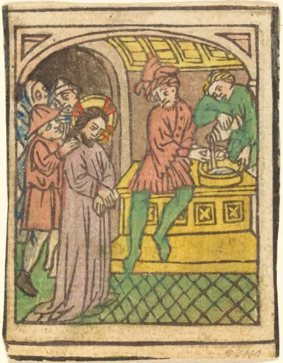 Pilate Washing His Hands [recto]
