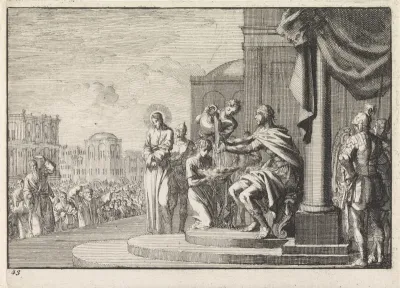Pilatus wast zijn handen in onschuld