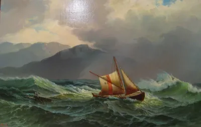 Pilot boat in high seas
