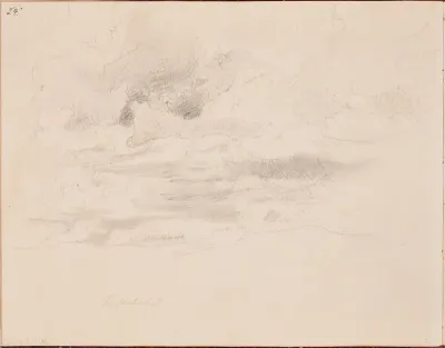 Pilviharjoitelma. Merk.: Luftstudie