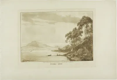 Pimble Meer, plate ten from Twelve Views in Wales