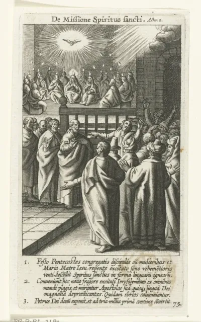 Pinksteren: Uitstorting van de Heilige Geest